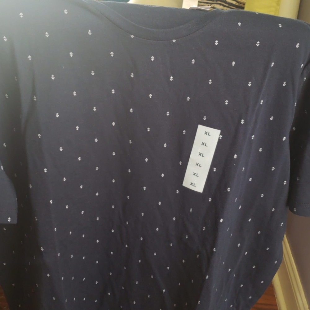 Men's anchor cotton t shirt